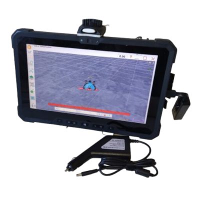 Dell 7202 refurbished dust and impact resistant Windows tablet, LTE + tablet holder + 12V adapter + LAN