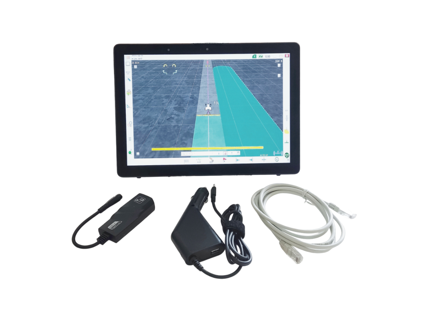 Dell 5290 refurbished tablet, charger, LAN + industrial holder - Image 2
