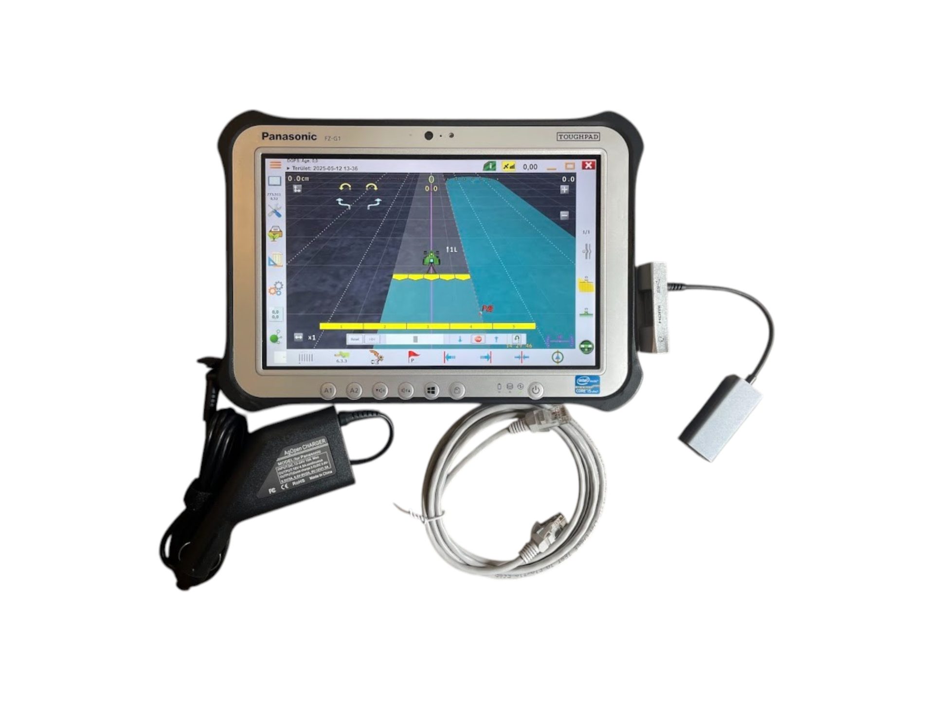 Panasonic FZ-G1 refurbished, dust and impact resistant tablet, charger, LAN +industrial holder - Image 3